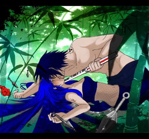 Todas las veces que Sasuke ha visto a Sakura en el manga la ha tratado mal Sasuhina_unexpected_by_warrior_of_ruin